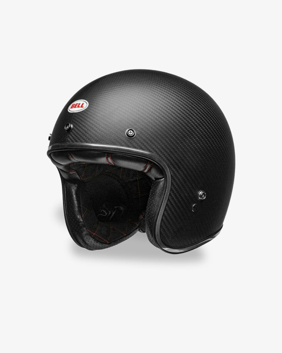 Bell Custom 500 Carbon Black Helmet Bell Helmets Cafe Racer Club The Male Room